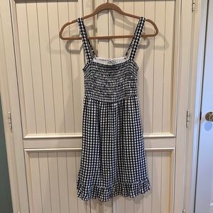 Abercrombie gingham smocked mini dress